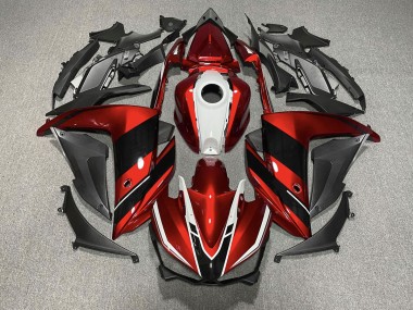 Aftermarket 2015-2018 Red Black and White Yamaha R3 Motorcycle Fairings