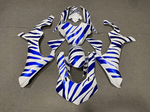 Aftermarket 2015-2019 Blue Zebra Yamaha R1 Motorcycle Fairings Aftermarket 2015-2019 Blue Zebra Yamaha R1 Motorcycle Fairings