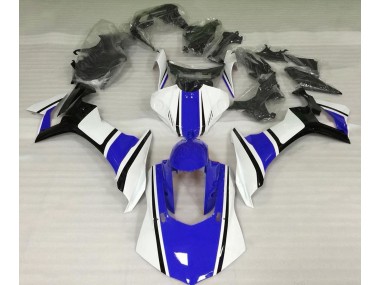 Aftermarket 2015-2019 Gloss White Blue and Black Yamaha R1 Fairings