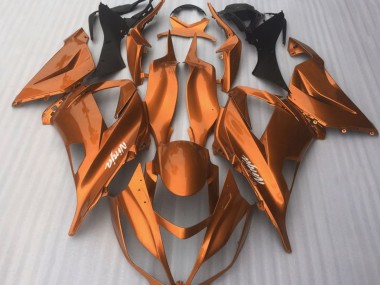 Aftermarket 2016-2019 Candy Orange Gloss Kawasaki ZX10R Motorcycle Fairings