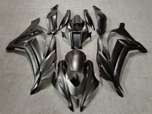 Aftermarket 2016-2019 Matte Metal Silver Kawasaki ZX10R Motorcycle Fairings Aftermarket 2016-2019 Matte Metal Silver Kawasaki ZX10R Motorcycle Fairings