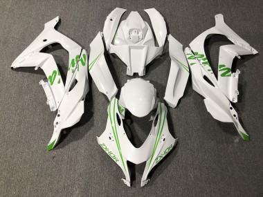 Aftermarket 2016-2019 Pearl Green White Kawi Kawasaki ZX10R Motorcycle Fairings