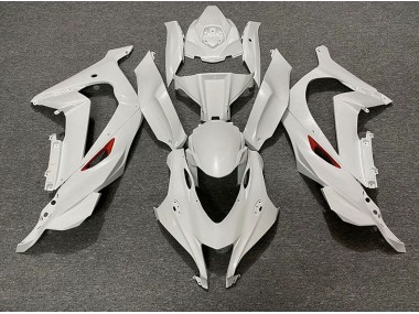 Aftermarket 2016-2019 Pearl White Red Trim Kawasaki ZX10R Motorcycle Fairings