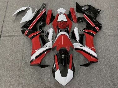 Aftermarket 2017-2019 Gloss Red White and Black Honda CBR1000RR Motorcycle Fairings
