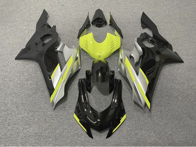 Aftermarket 2017-2019 Black with Floro Yellow Yamaha R6 Motorcycle Fairings Aftermarket 2017-2019 Black with Floro Yellow Yamaha R6 Motorcycle Fairings