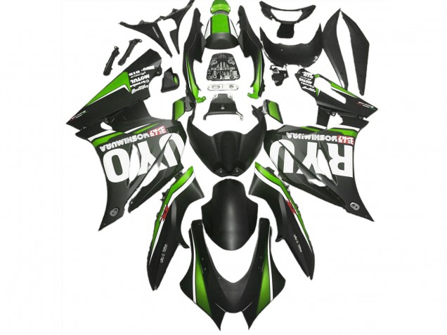 Aftermarket 2017-2019 Matte Black & Green Suzuki GSXR 1000 Motorcycle Fairings Aftermarket 2017-2019 Matte Black & Green Suzuki GSXR 1000 Motorcycle Fairings
