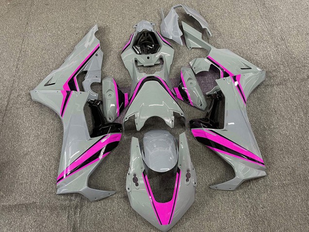 Aftermarket 2017-2019 Nardo with Pink Stripes Honda CBR1000RR Motorcycle Fairings Aftermarket 2017-2019 Nardo with Pink Stripes Honda CBR1000RR Motorcycle Fairings