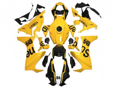 Aftermarket 2017-2019 Yellow Street Flava Honda CBR1000RR Motorcycle Fairings