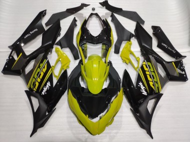 Aftermarket 2018-2020 Gloss Yellow Kawasaki Ninja 400 Fairings