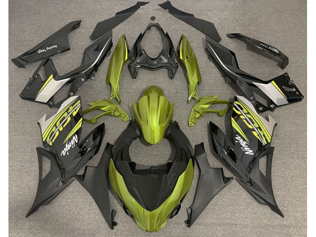 Aftermarket 2018-2020 Liquid Yellow and Gray Kawasaki Ninja 400 Motorcycle Fairings Aftermarket 2018-2020 Liquid Yellow and Gray Kawasaki Ninja 400 Motorcycle Fairings