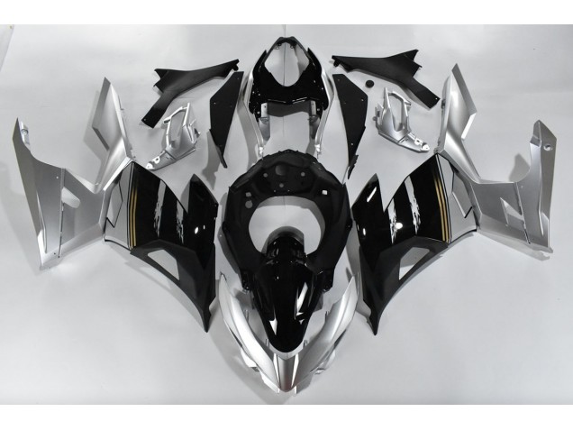 Aftermarket 2018-2020 Silver and Black Kawasaki Ninja 400 Motorcycle Fairings Aftermarket 2018-2020 Silver and Black Kawasaki Ninja 400 Motorcycle Fairings